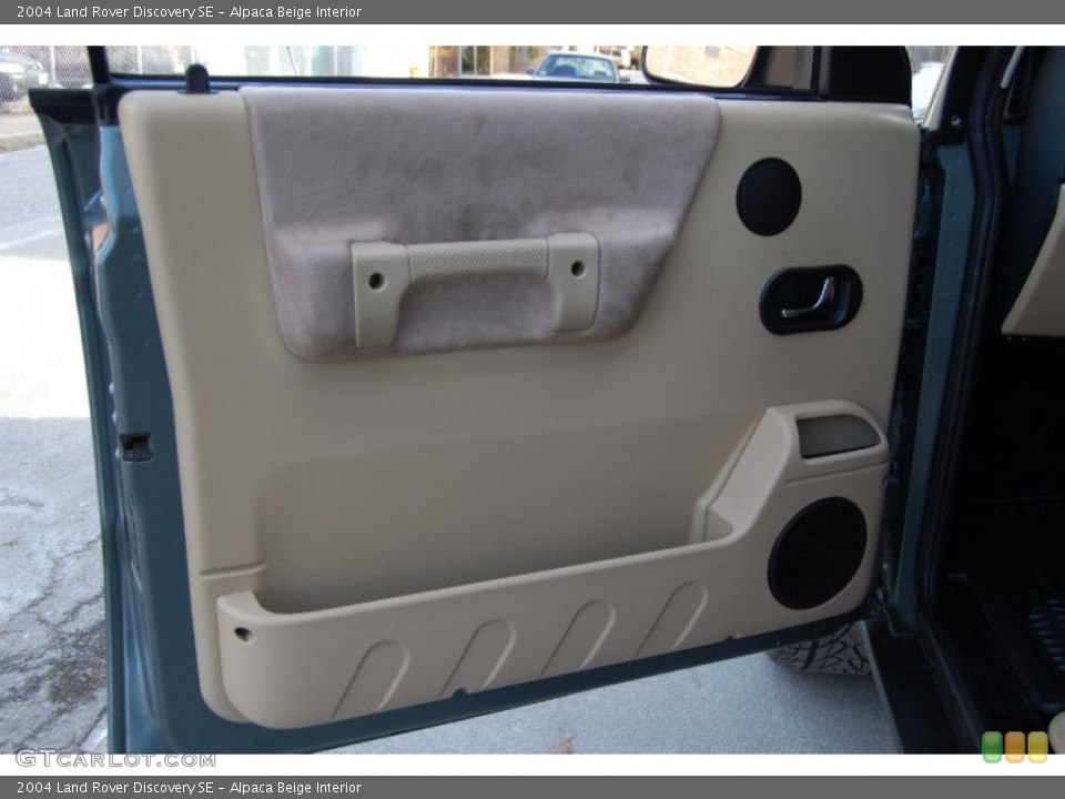 Alpaca Beige Interior Door Panel for the 2004 Land Rover Discovery SE #77402454