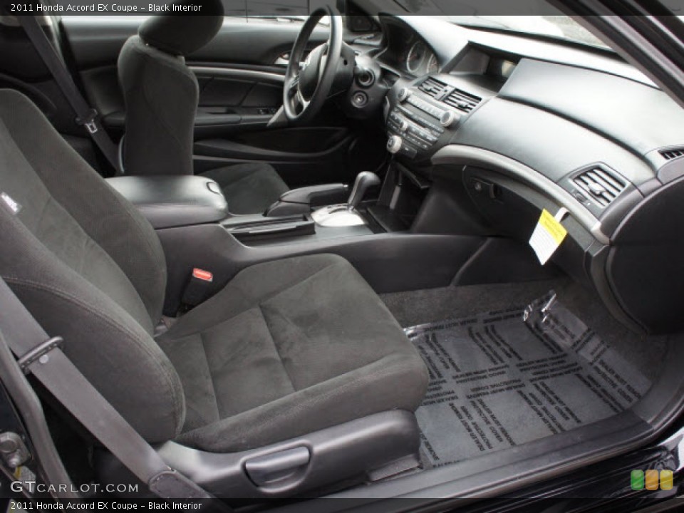 Black Interior Front Seat for the 2011 Honda Accord EX Coupe #77402487