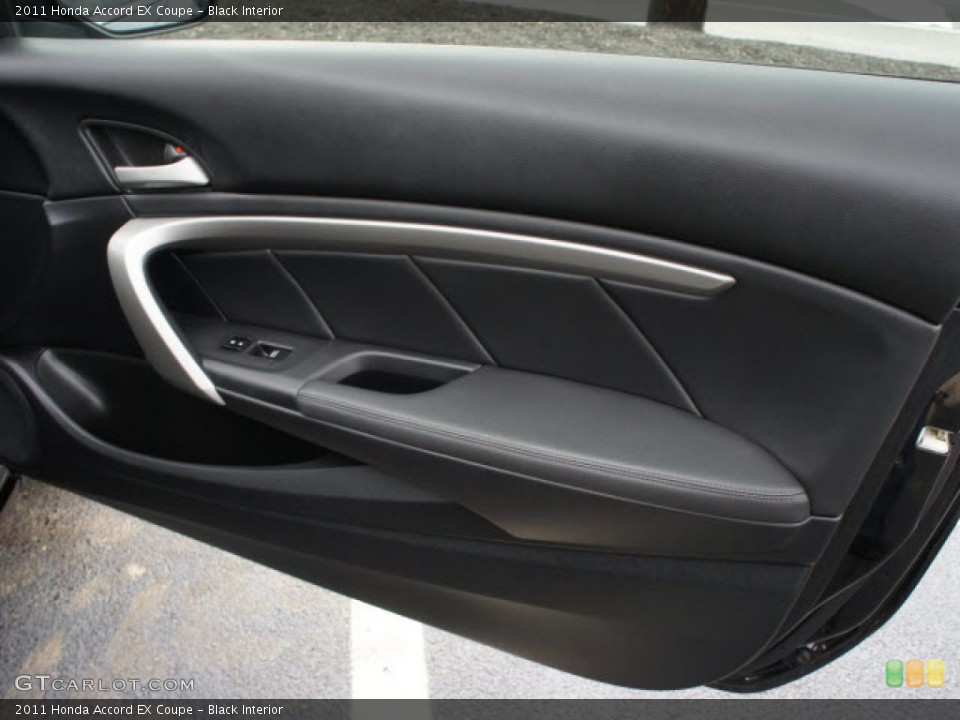 Black Interior Door Panel for the 2011 Honda Accord EX Coupe #77402514