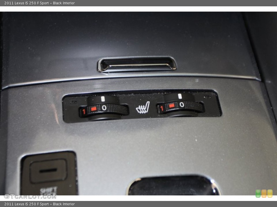 Black Interior Controls for the 2011 Lexus IS 250 F Sport #77402913