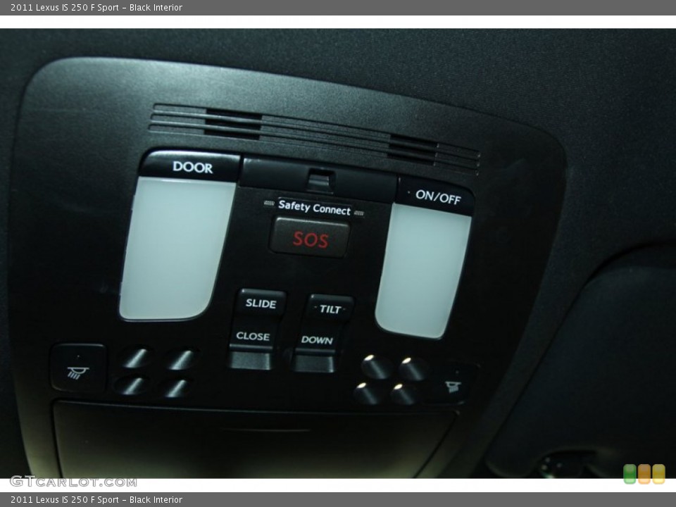 Black Interior Controls for the 2011 Lexus IS 250 F Sport #77403021