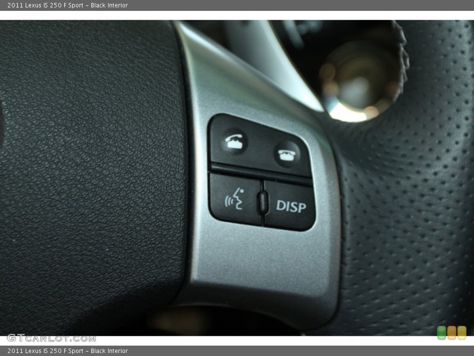 Black Interior Controls for the 2011 Lexus IS 250 F Sport #77403081