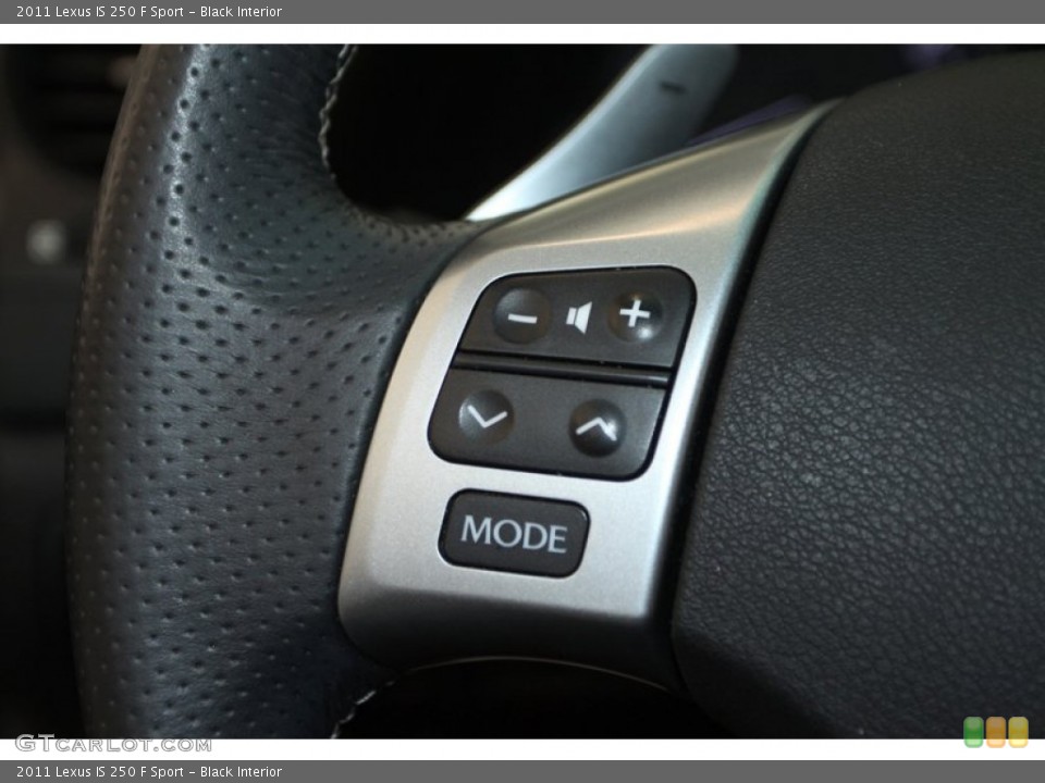 Black Interior Controls for the 2011 Lexus IS 250 F Sport #77403105