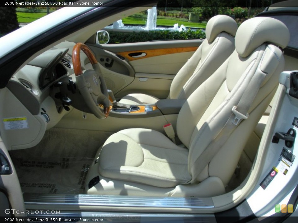 Stone Interior Photo for the 2008 Mercedes-Benz SL 550 Roadster #77403325