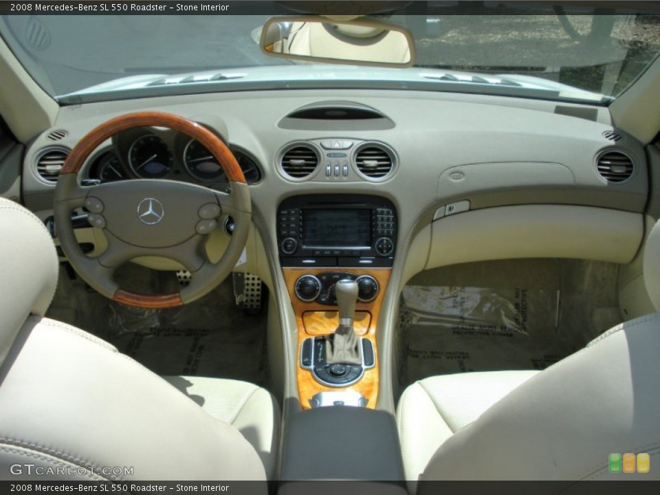 Stone Interior Dashboard for the 2008 Mercedes-Benz SL 550 Roadster #77403443