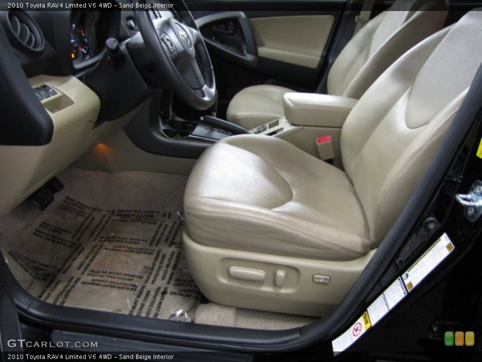 Sand Beige Interior Photo for the 2010 Toyota RAV4 Limited V6 4WD #77403453