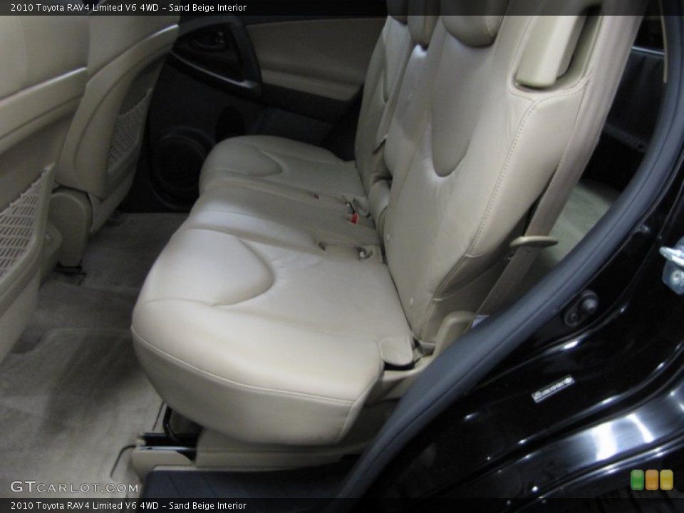 Sand Beige Interior Rear Seat for the 2010 Toyota RAV4 Limited V6 4WD #77403471