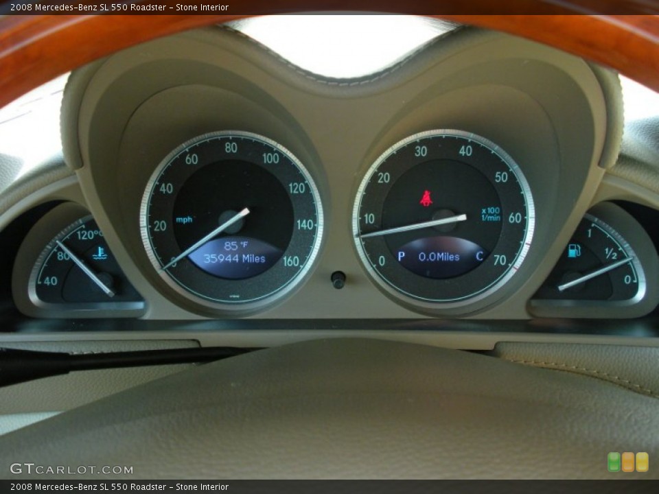 Stone Interior Gauges for the 2008 Mercedes-Benz SL 550 Roadster #77403530