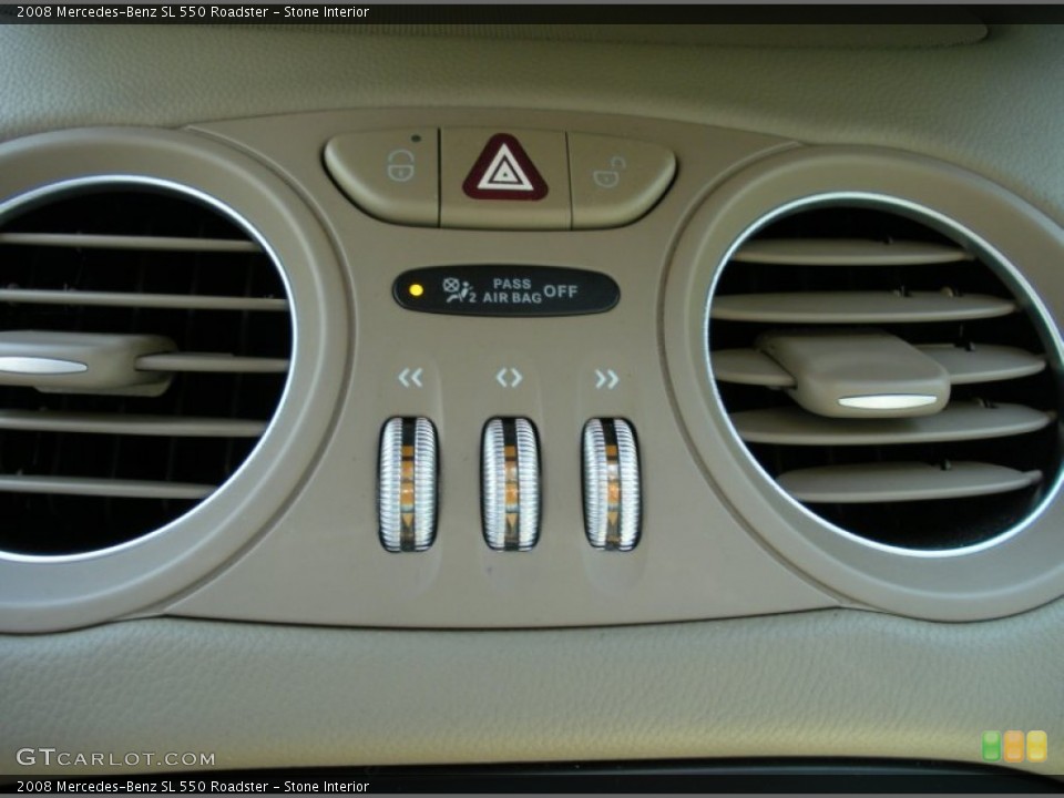 Stone Interior Controls for the 2008 Mercedes-Benz SL 550 Roadster #77403592