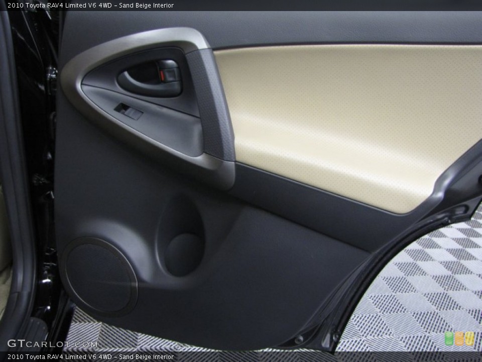 Sand Beige Interior Door Panel for the 2010 Toyota RAV4 Limited V6 4WD #77403611