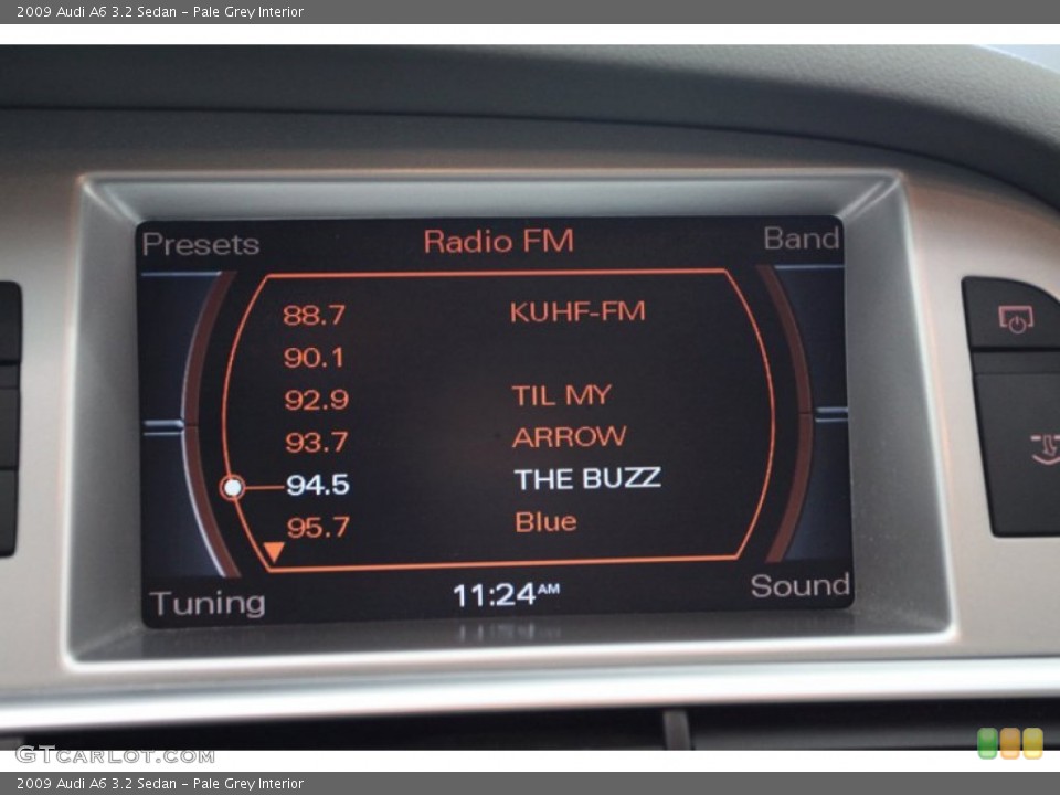 Pale Grey Interior Audio System for the 2009 Audi A6 3.2 Sedan #77403877