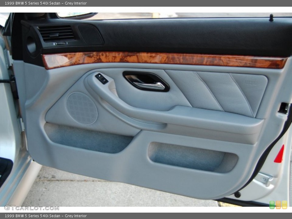 Grey Interior Door Panel for the 1999 BMW 5 Series 540i Sedan #77404668