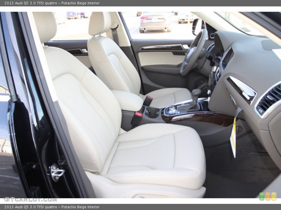 Pistachio Beige Interior Front Seat for the 2013 Audi Q5 3.0 TFSI quattro #77404916