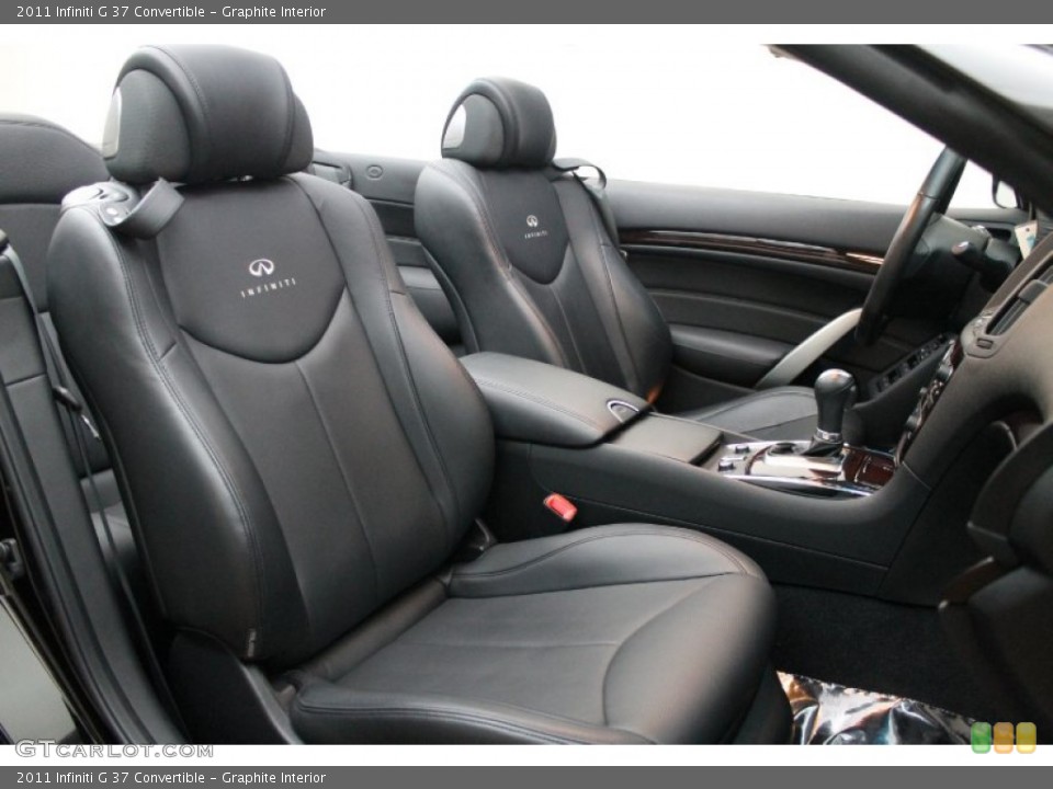 Graphite Interior Photo for the 2011 Infiniti G 37 Convertible #77405634