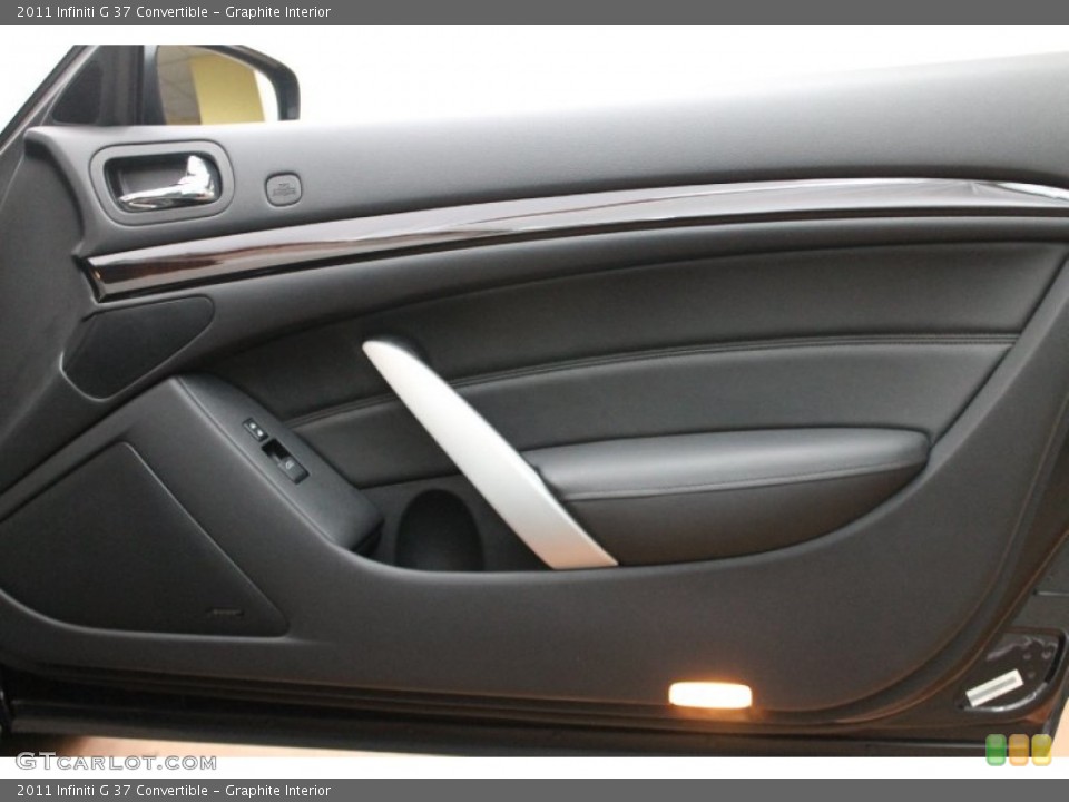 Graphite Interior Door Panel for the 2011 Infiniti G 37 Convertible #77405711