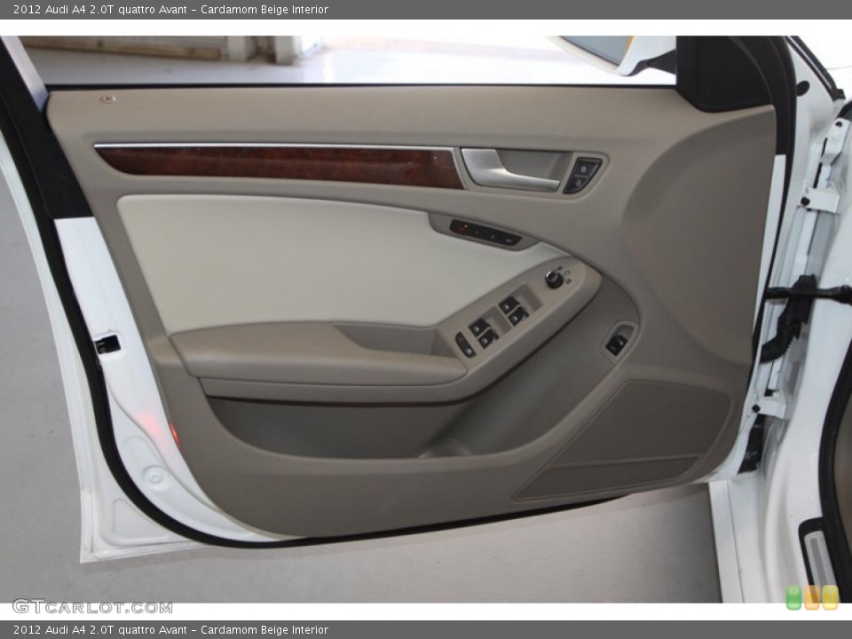 Cardamom Beige Interior Door Panel for the 2012 Audi A4 2.0T quattro Avant #77406015