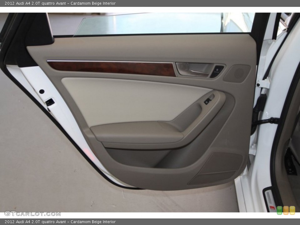 Cardamom Beige Interior Door Panel for the 2012 Audi A4 2.0T quattro Avant #77406119
