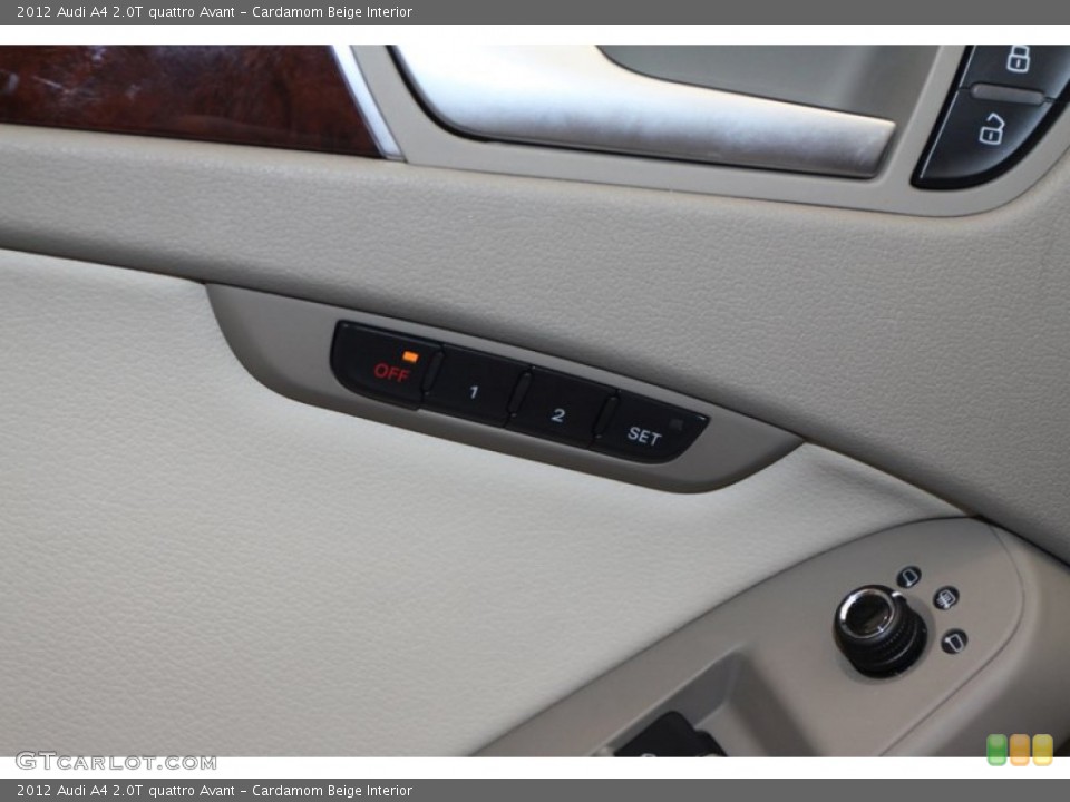 Cardamom Beige Interior Controls for the 2012 Audi A4 2.0T quattro Avant #77406187