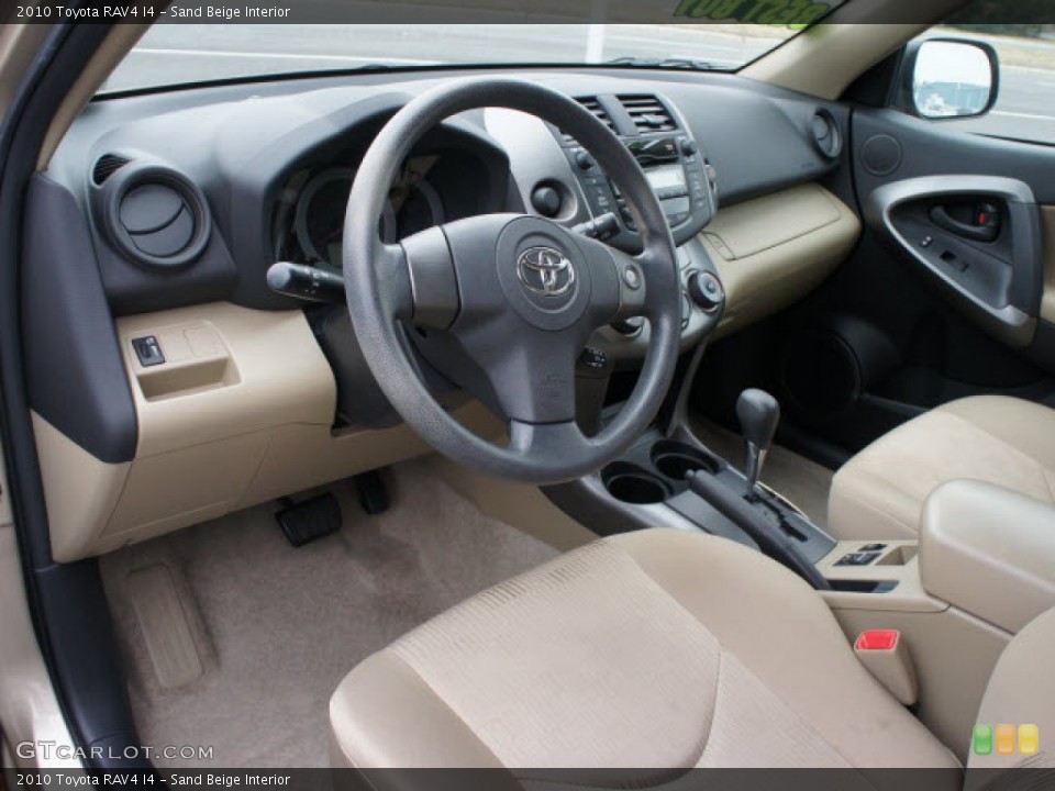Sand Beige Interior Prime Interior for the 2010 Toyota RAV4 I4 #77406190