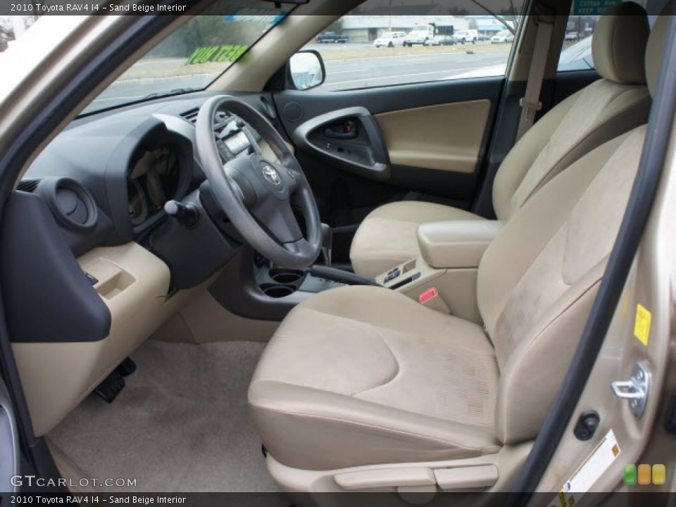 Sand Beige Interior Front Seat for the 2010 Toyota RAV4 I4 #77406211