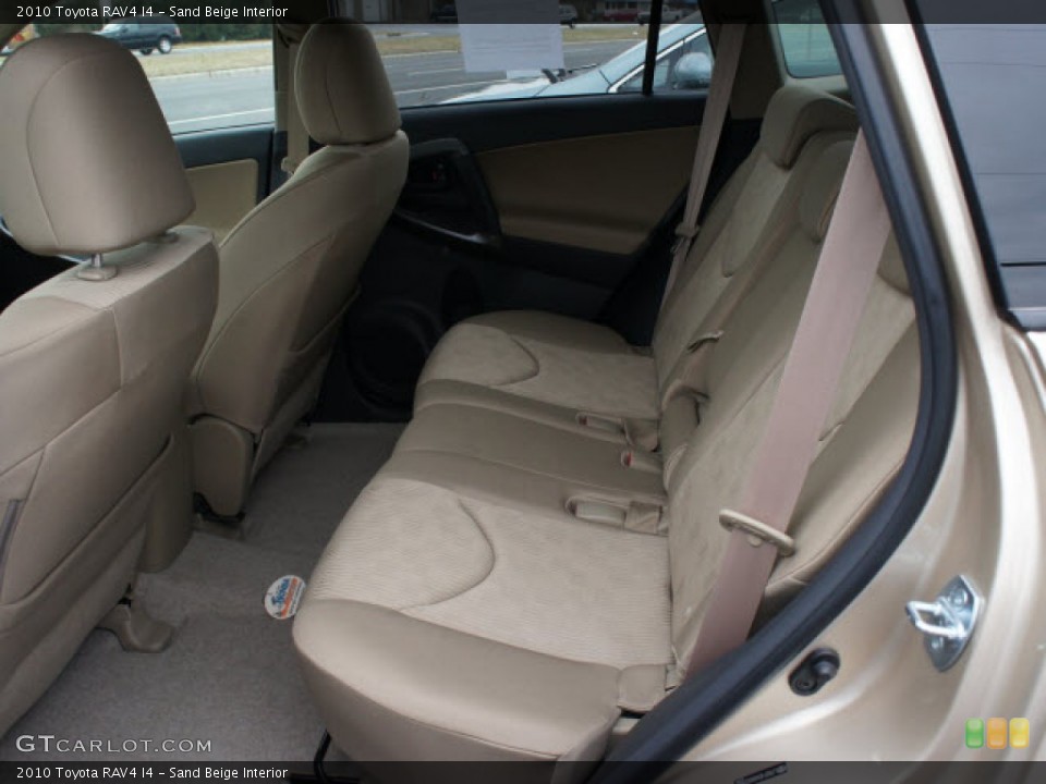 Sand Beige Interior Rear Seat for the 2010 Toyota RAV4 I4 #77406296