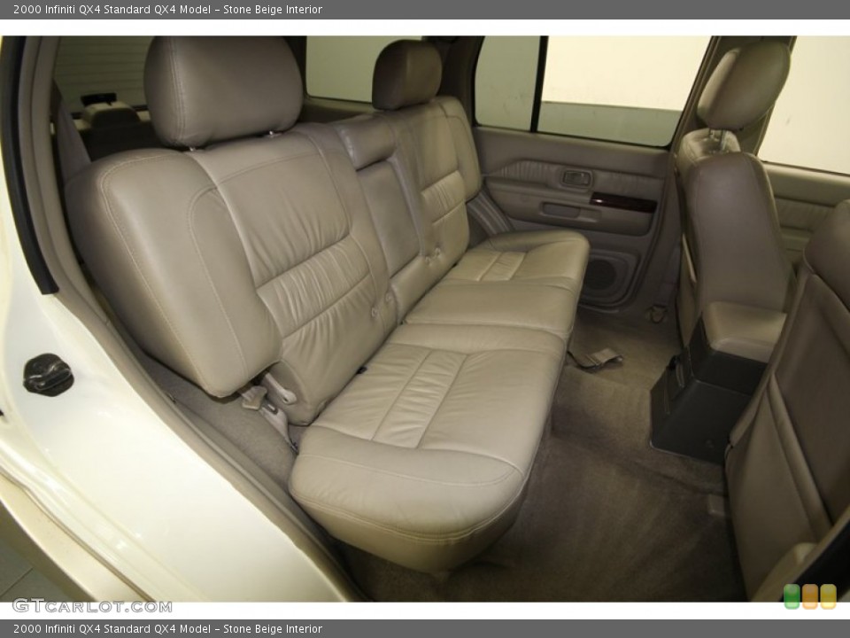 Stone Beige Interior Rear Seat for the 2000 Infiniti QX4  #77406411
