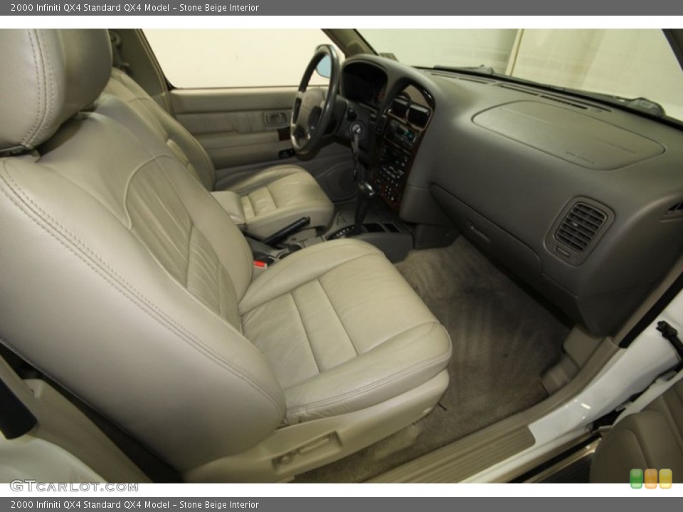 Stone Beige Interior Front Seat for the 2000 Infiniti QX4  #77406426