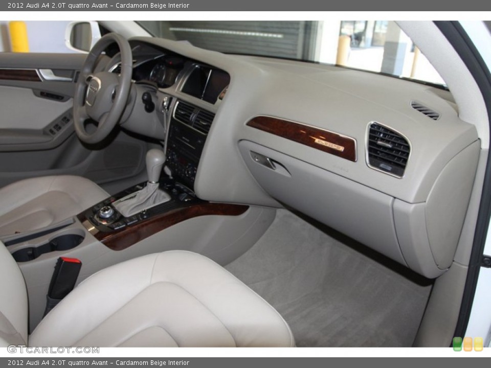 Cardamom Beige Interior Dashboard for the 2012 Audi A4 2.0T quattro Avant #77406538