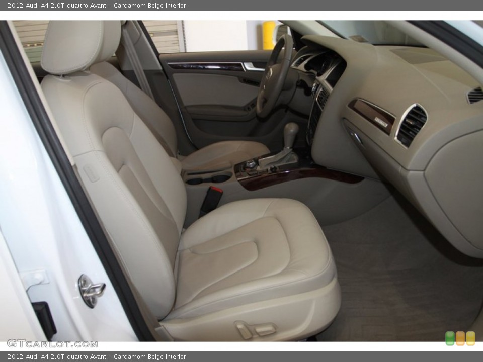 Cardamom Beige Interior Front Seat for the 2012 Audi A4 2.0T quattro Avant #77406559