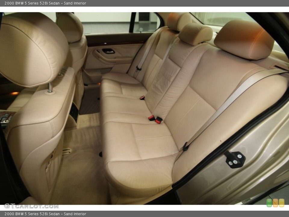 Sand Interior Rear Seat for the 2000 BMW 5 Series 528i Sedan #77406843