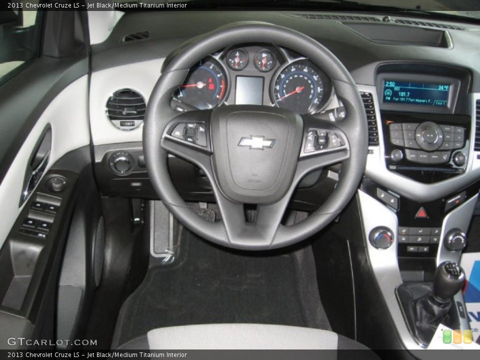 Jet Black/Medium Titanium Interior Dashboard for the 2013 Chevrolet Cruze LS #77406849