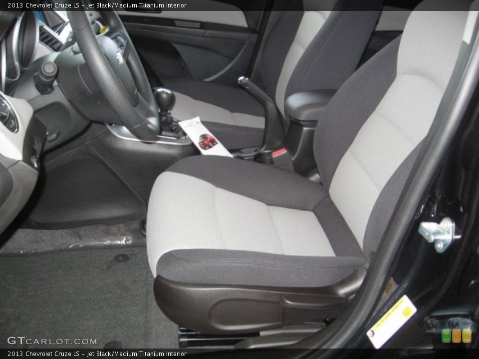 Jet Black/Medium Titanium Interior Front Seat for the 2013 Chevrolet Cruze LS #77406885