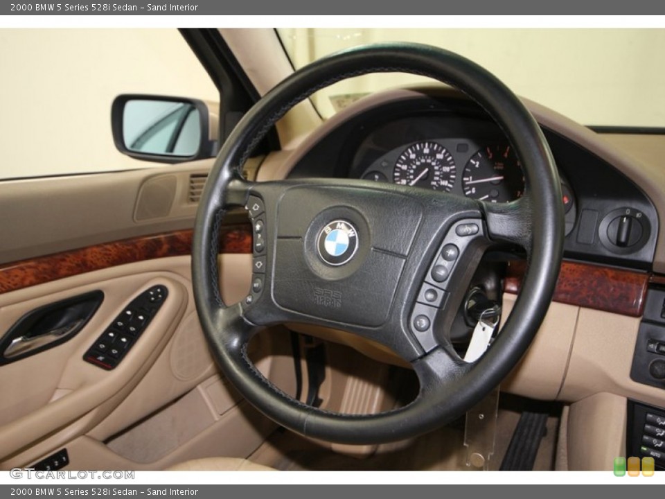 Sand Interior Steering Wheel for the 2000 BMW 5 Series 528i Sedan #77407052