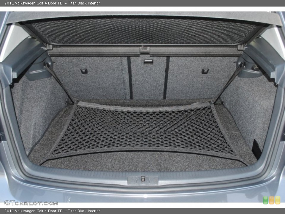 Titan Black Interior Trunk for the 2011 Volkswagen Golf 4 Door TDI #77407592