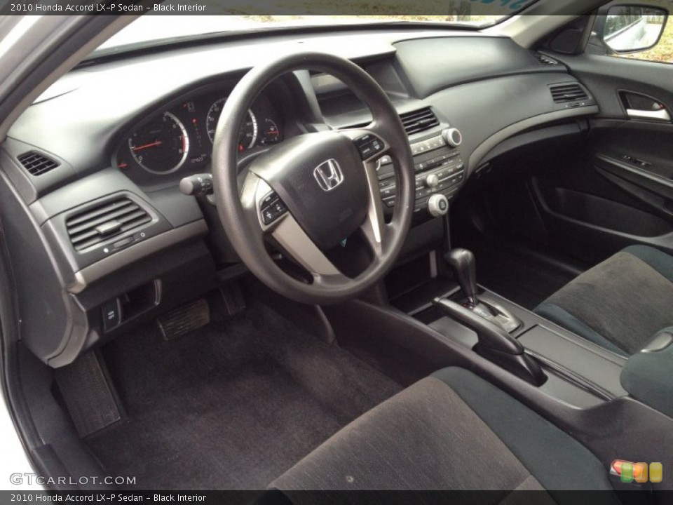Black Interior Prime Interior for the 2010 Honda Accord LX-P Sedan #77407683