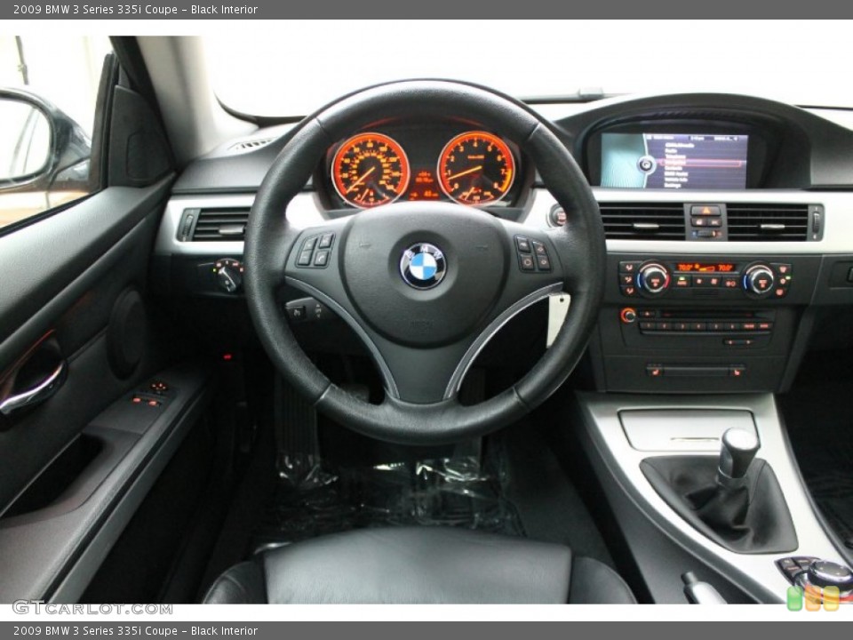 Black Interior Dashboard for the 2009 BMW 3 Series 335i Coupe #77407832