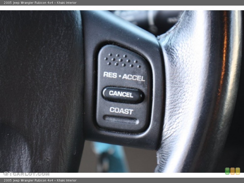Khaki Interior Controls for the 2005 Jeep Wrangler Rubicon 4x4 #77407961