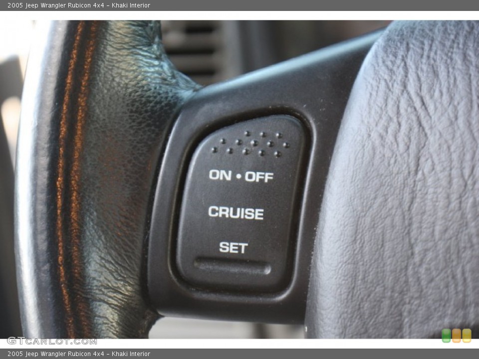 Khaki Interior Controls for the 2005 Jeep Wrangler Rubicon 4x4 #77407979