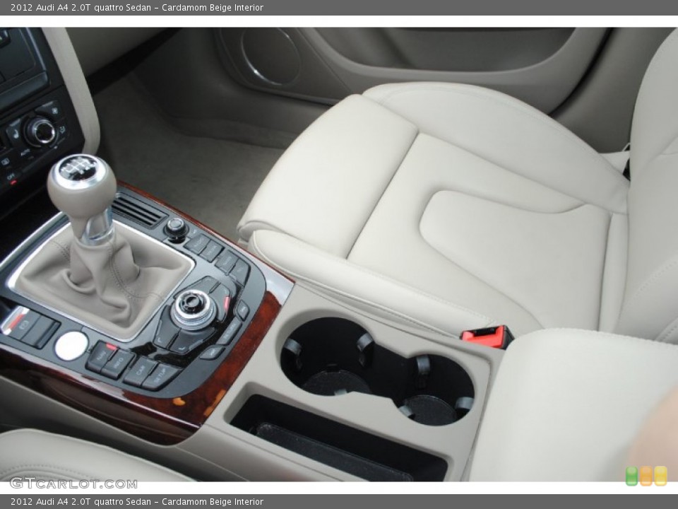 Cardamom Beige Interior Transmission for the 2012 Audi A4 2.0T quattro Sedan #77409162