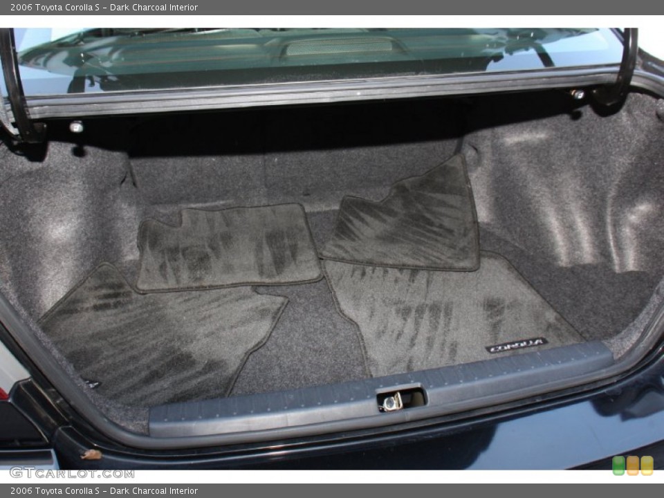 Dark Charcoal Interior Trunk for the 2006 Toyota Corolla S #77409213