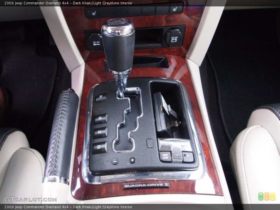 Dark Khaki/Light Graystone Interior Transmission for the 2009 Jeep Commander Overland 4x4 #77409440