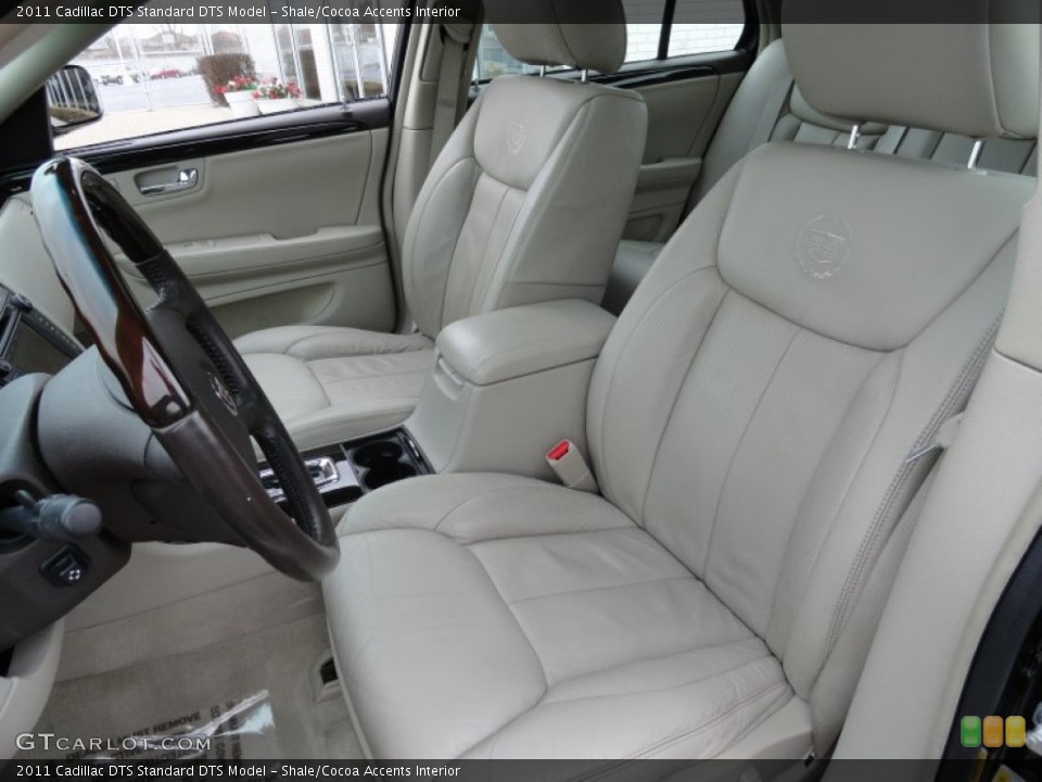 Shale/Cocoa Accents Interior Front Seat for the 2011 Cadillac DTS  #77409494
