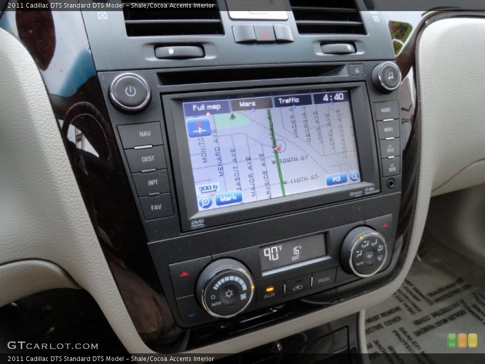 Shale/Cocoa Accents Interior Navigation for the 2011 Cadillac DTS  #77409684