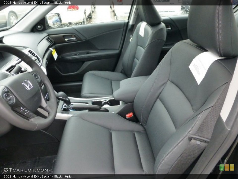Black Interior Front Seat for the 2013 Honda Accord EX-L Sedan #77409813