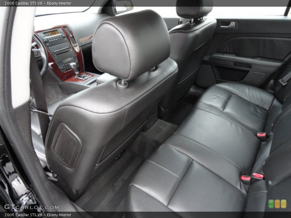 Ebony Interior Rear Seat for the 2006 Cadillac STS V6 #77410014