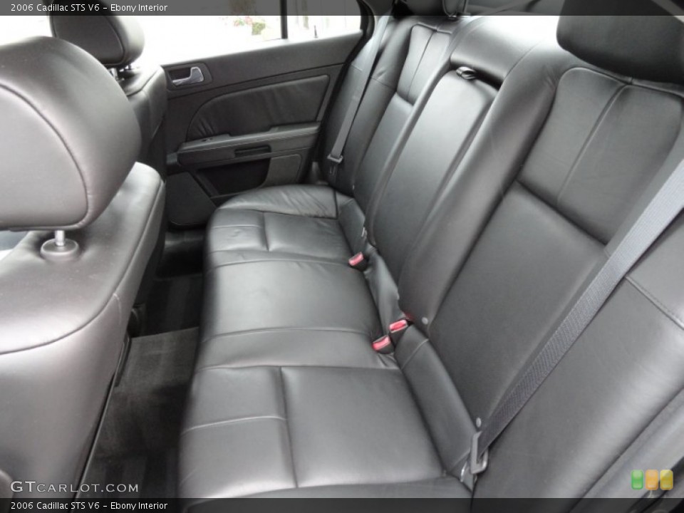 Ebony Interior Rear Seat for the 2006 Cadillac STS V6 #77410035