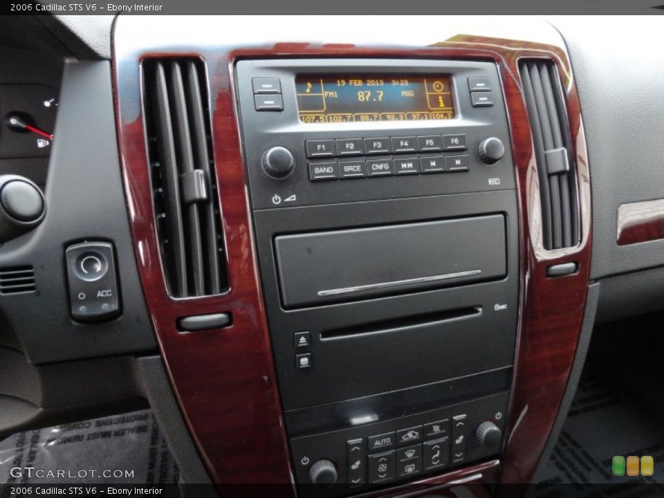 Ebony Interior Controls for the 2006 Cadillac STS V6 #77410134