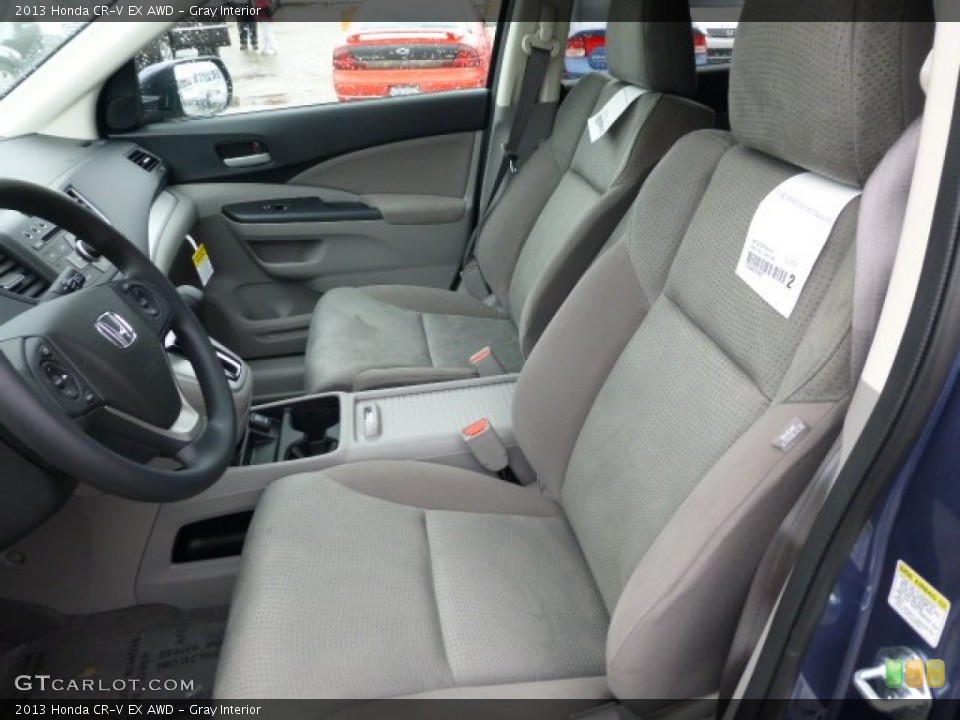 Gray Interior Front Seat for the 2013 Honda CR-V EX AWD #77410197