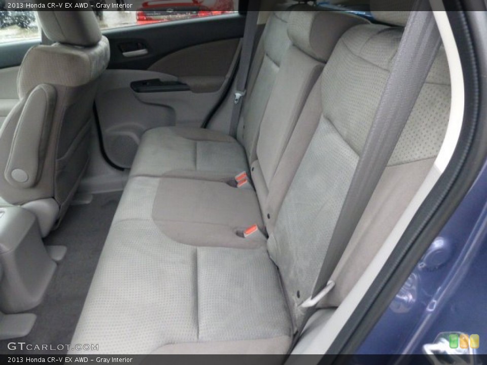 Gray Interior Rear Seat for the 2013 Honda CR-V EX AWD #77410212