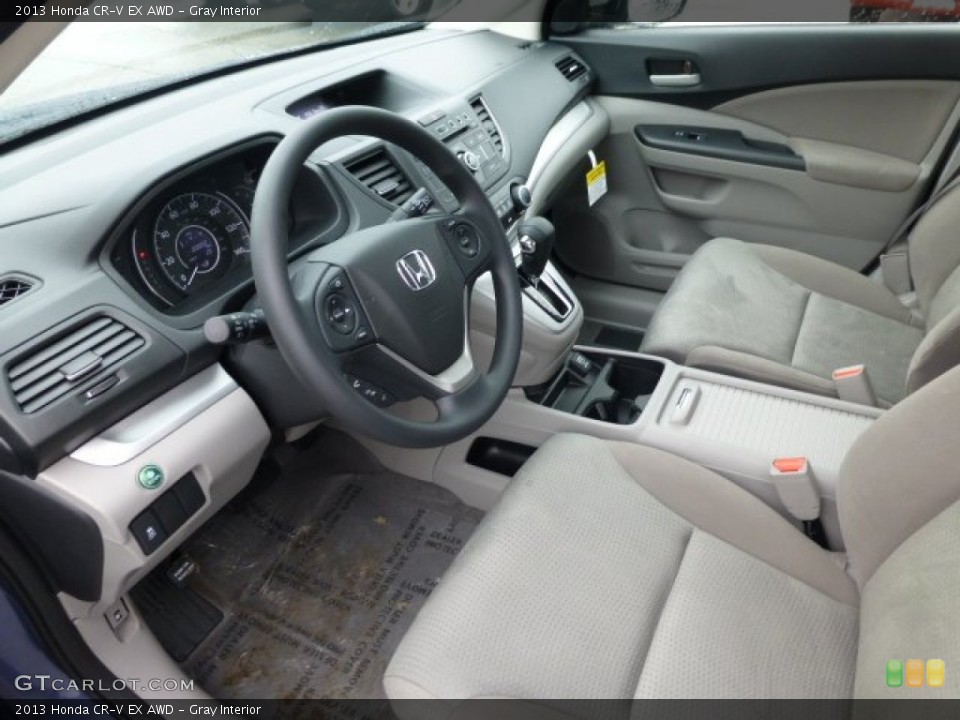 Gray Interior Photo for the 2013 Honda CR-V EX AWD #77410282